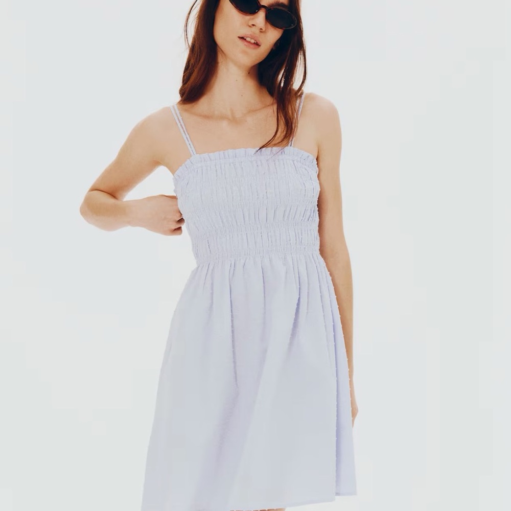 Bundle of Two Smocked Bodice Cotton Dresses H&M - Picture 6 of 14